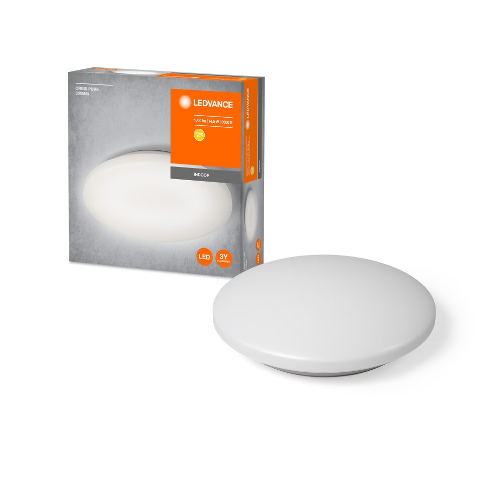 Ledvance ORBIS Vägg- och taklampor LED Vit, 1-ljuskällor main product photo