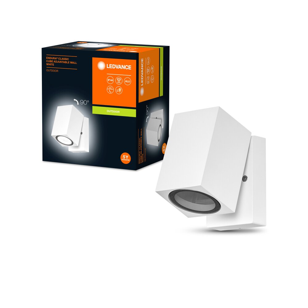Ledvance ENDURA vägglampa utomhus Vit, 1-ljuskällor main product photo