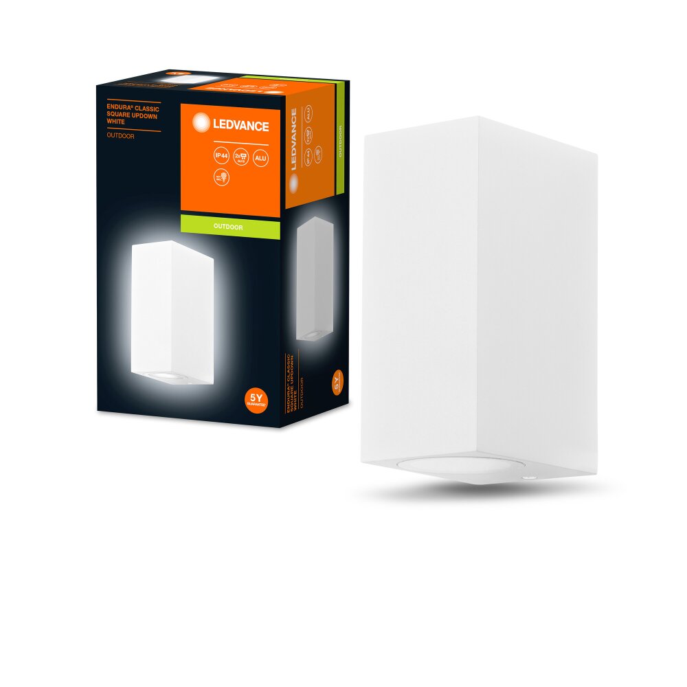 Ledvance ENDURA vägglampa utomhus Vit, 1-ljuskällor main product photo