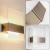 Vara vägglampa utomhus, Vägglampa LED Färg i rostfritt stål, 2-ljuskällor