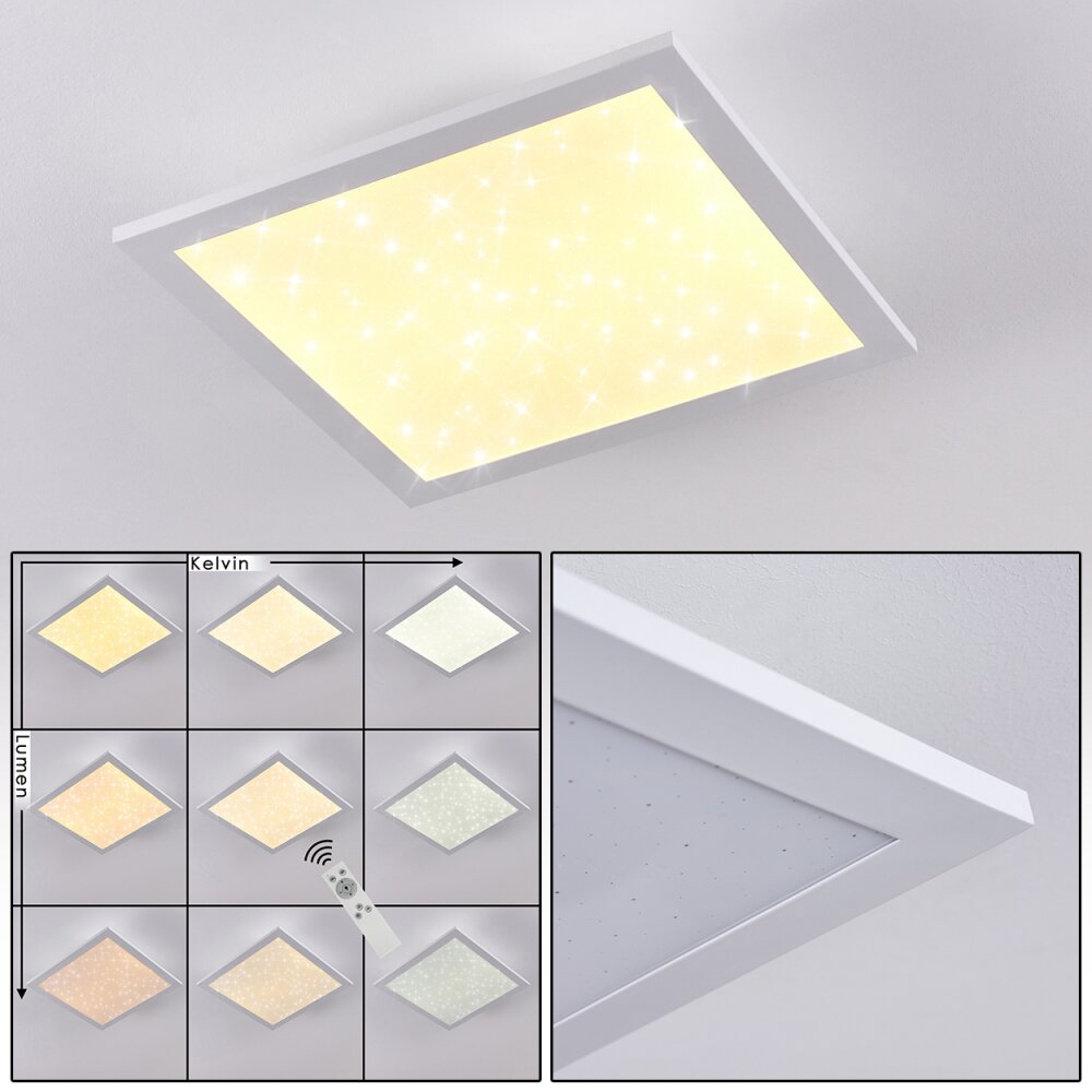 Cambote Taklampa, Panel LED Vit, 1-ljuskällor, Fjärrkontroll main product photo