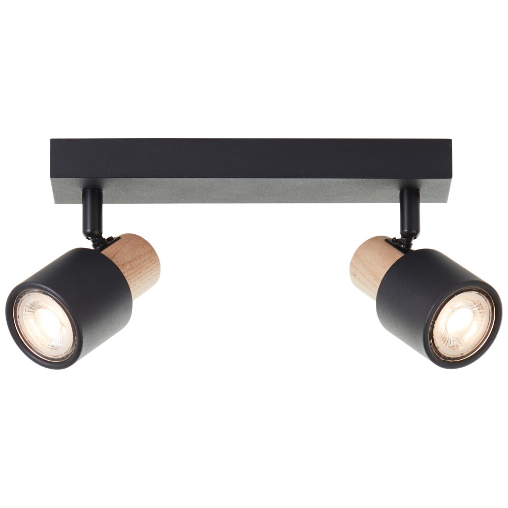 Brilliant Lampor Pini Takstrålkastare Svart, 2-ljuskällor main product photo