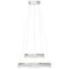 Brilliant Lampor Aurora Pendelbelysning LED Silver, 1-ljuskällor, Fjärrkontroll