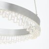 Brilliant Lampor Aurora Pendelbelysning LED Silver, 1-ljuskällor, Fjärrkontroll