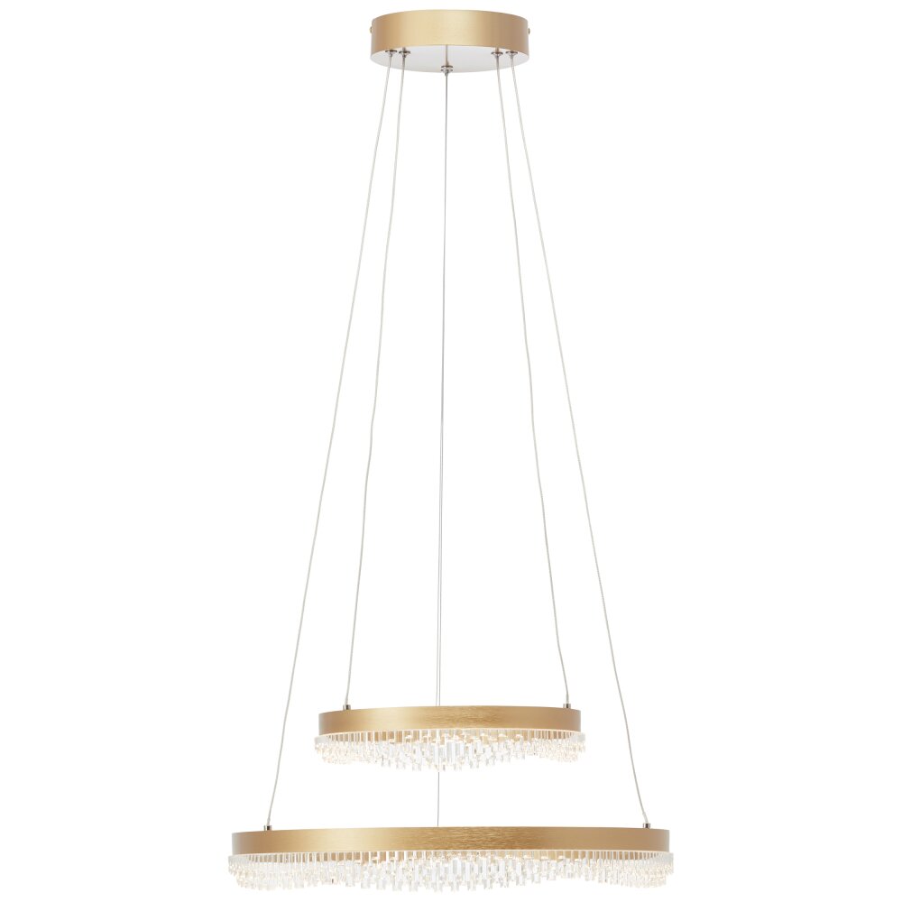 Brilliant Lampor Aurora Pendelbelysning LED Guld, 1-ljuskällor, Fjärrkontroll main product photo