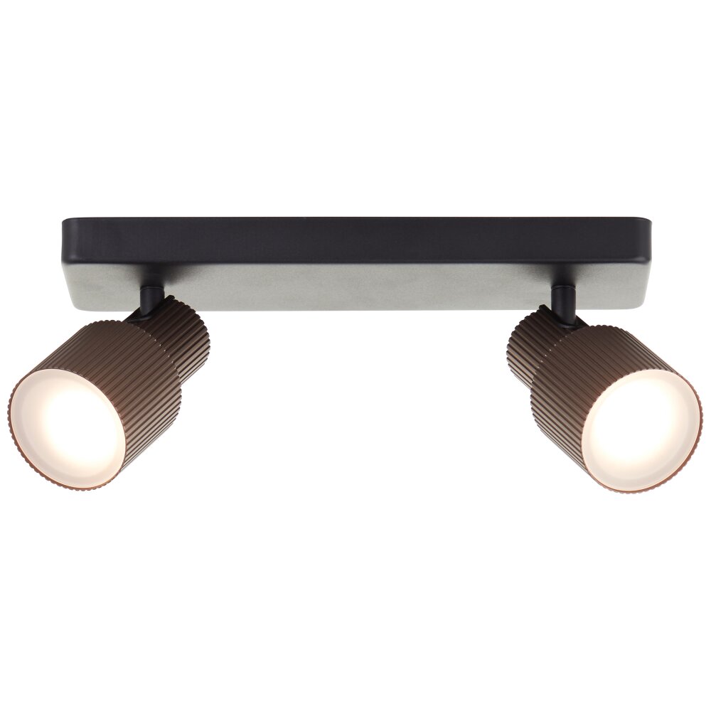 Brilliant Lampor Cadiz Takstrålkastare LED Svart, 2-ljuskällor main product photo