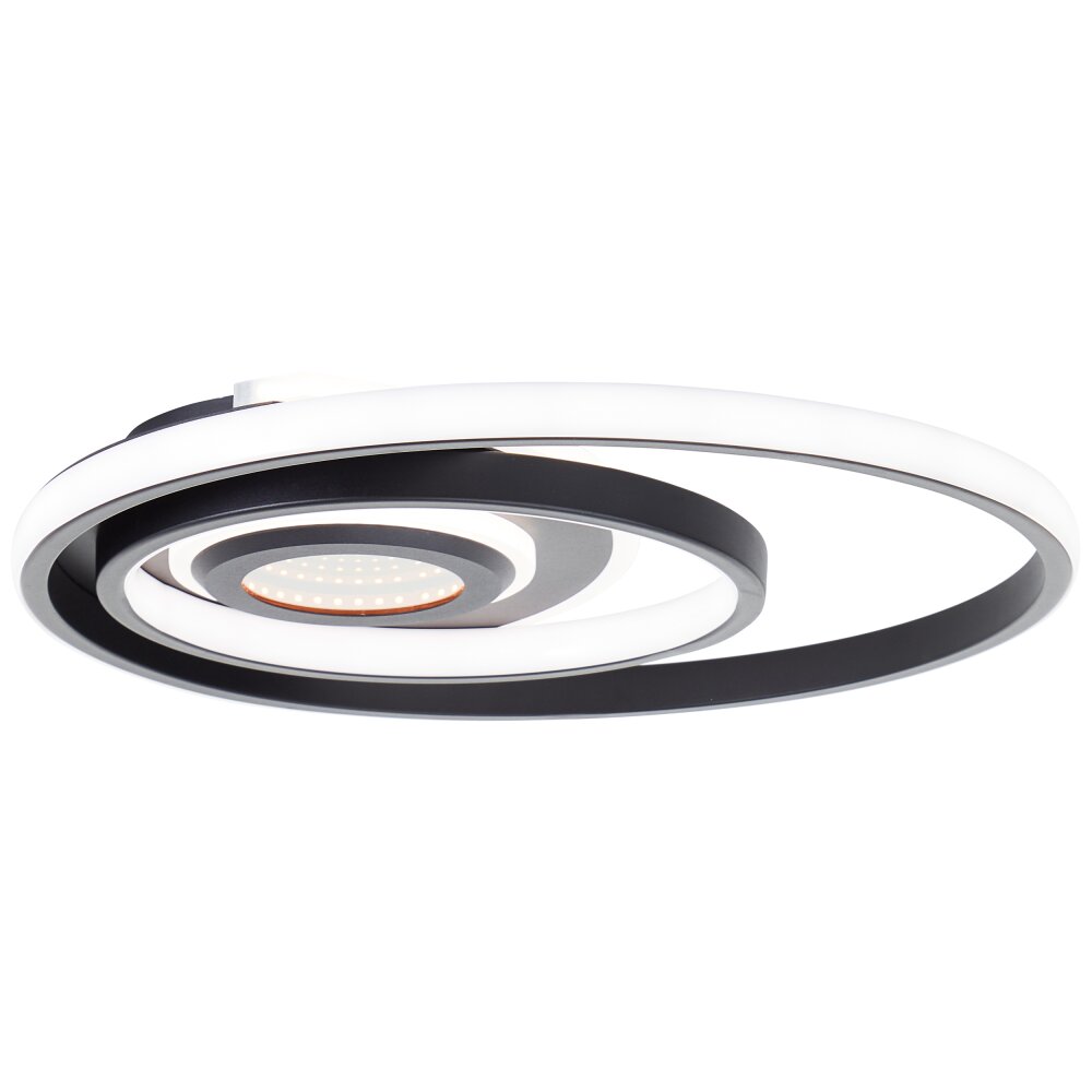 Brilliant Lampor Opame Taklampa LED Svart, 1-ljuskällor, Fjärrkontroll main product photo