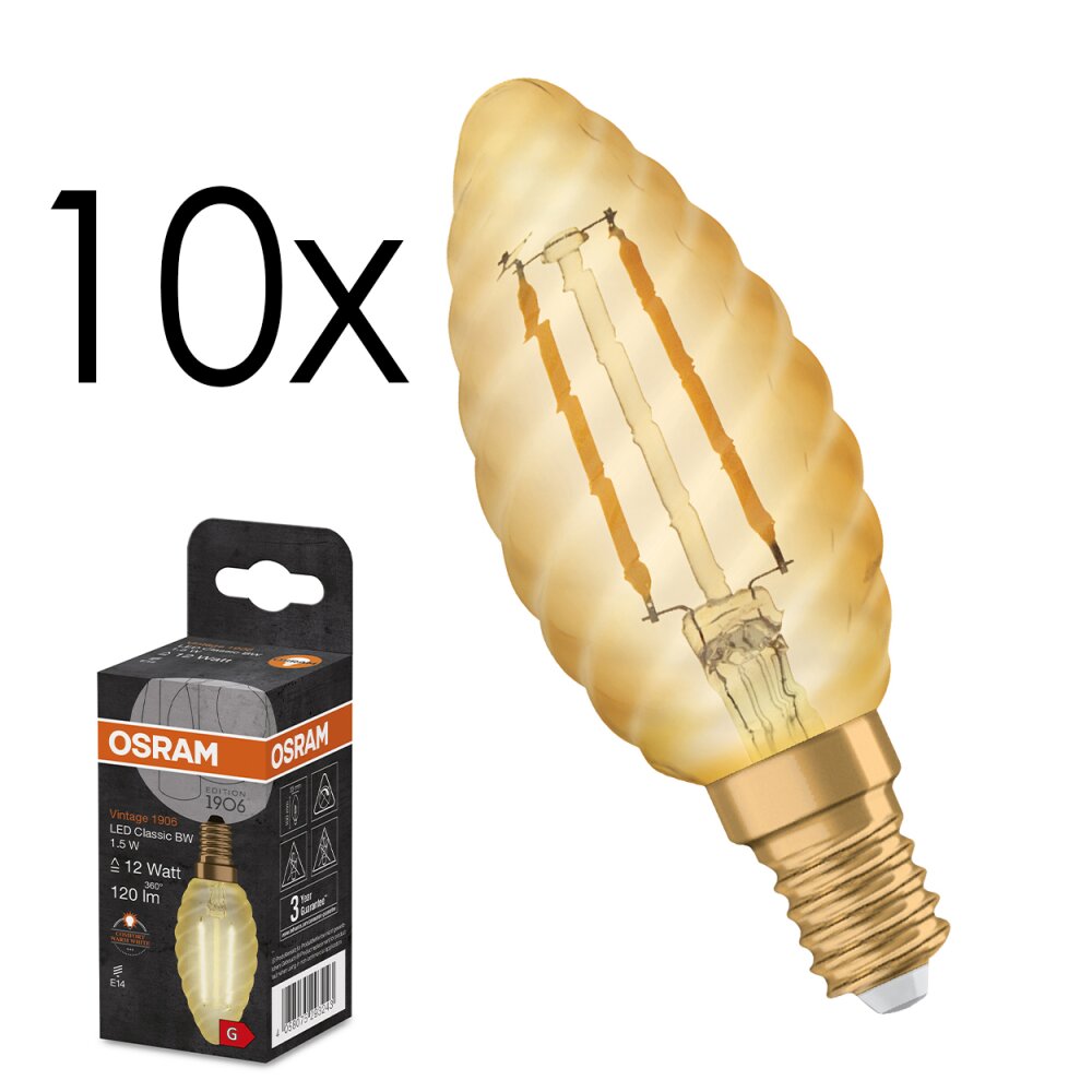 E14 LED 1.5 Watt varmvit 120 Lumen main product photo