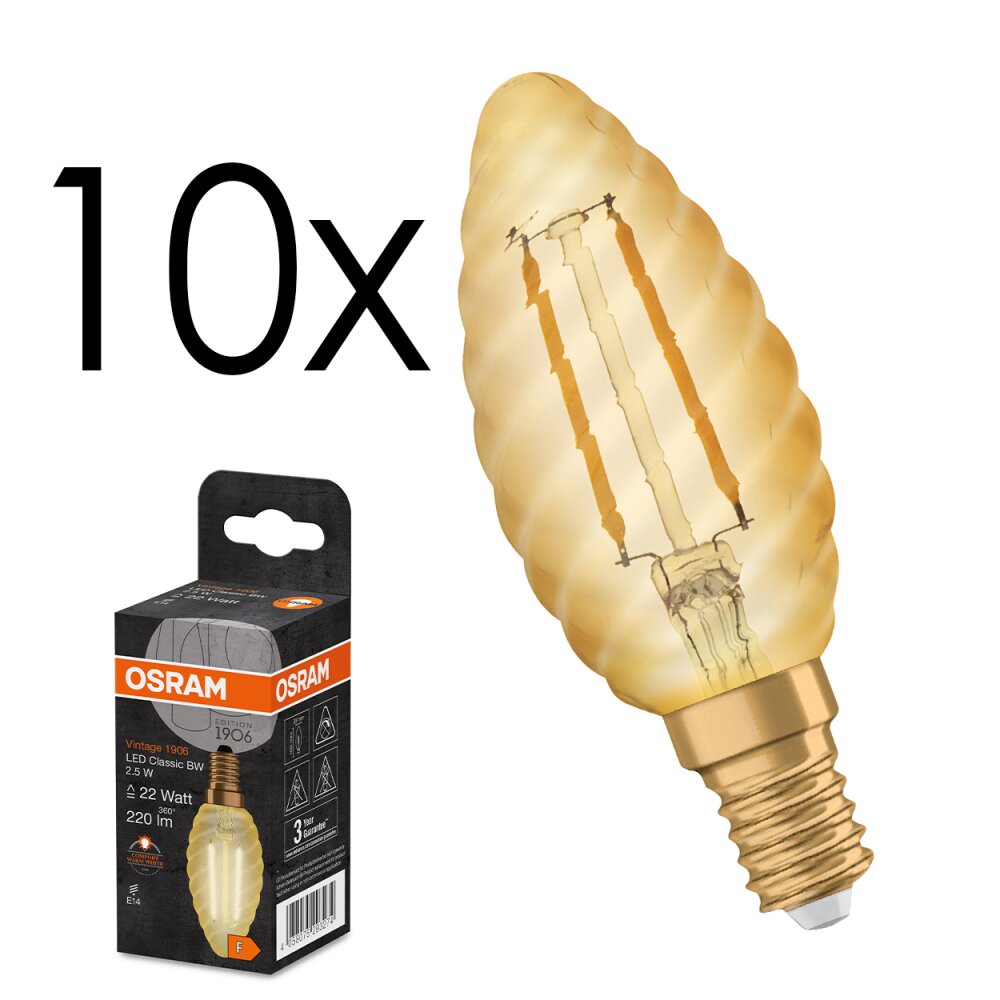 E14 LED 2.5 Watt varmvit 220 Lumen main product photo