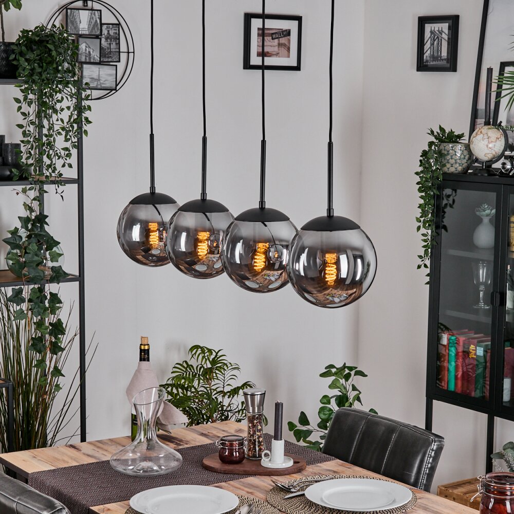 Gastor Pendellampa, kullampa, Pendelbelysning Rökfärger, 4-ljuskällor main product photo