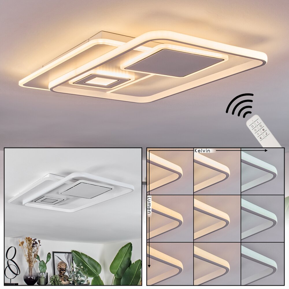 Sezures Taklampa LED Vit, 1-ljuskällor, Fjärrkontroll main product photo