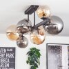 Chehalis Taklampa, kullampa Amber, Rökfärger, 8-ljuskällor
