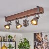 Pehefito Taklampa, Takstrålkastare Mörkbrun, Grått, 4-ljuskällor