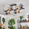 Gastor Taklampa, kullampa Amber, Rökfärger, 8-ljuskällor