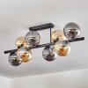 Gastor Taklampa, kullampa Amber, Rökfärger, 8-ljuskällor