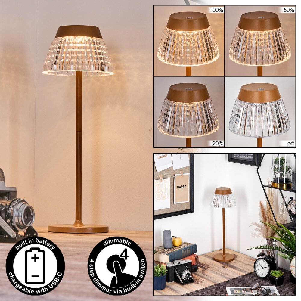 Macos Skrivbordslampa, Bordslampa, Läslampa LED Rostfärger, 1-ljuskällor main product photo