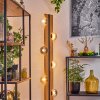 Chehalis kullampa, Golvlampa Naturfärger, Svart, 6-ljuskällor