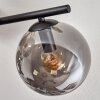Gastor Taklampa, kullampa Krom, Rökfärger, 4-ljuskällor