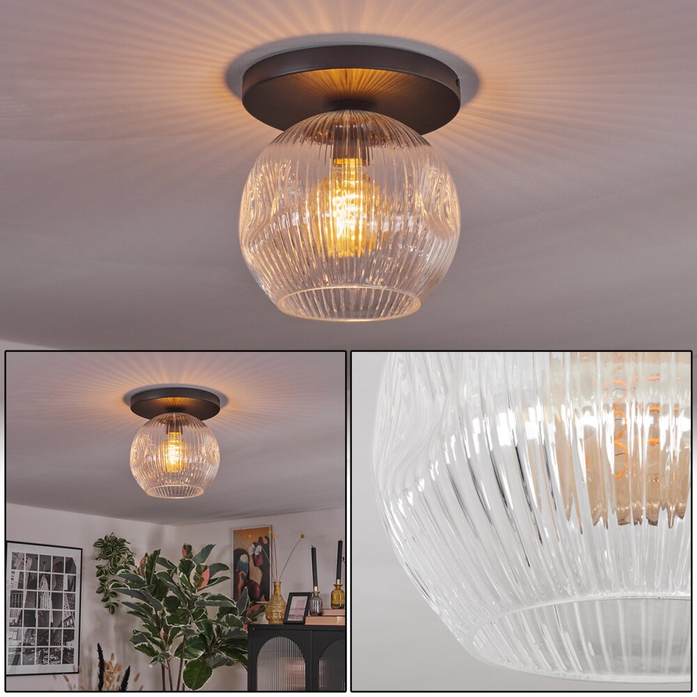 Ripoll Taklampa, kullampa Klart, 1-ljuskällor main product photo