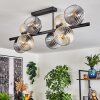 Koyoto Taklampa, kullampa Amber, Klart, Rökfärger, 8-ljuskällor