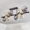 Koyoto Taklampa, kullampa Amber, Klart, Rökfärger, 8-ljuskällor