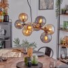Gastor Pendellampa, kullampa, Pendelbelysning Amber, Rökfärger, 8-ljuskällor