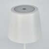 Belece Bordslampa utomhus, Bordslampa LED Vit, 1-ljuskällor