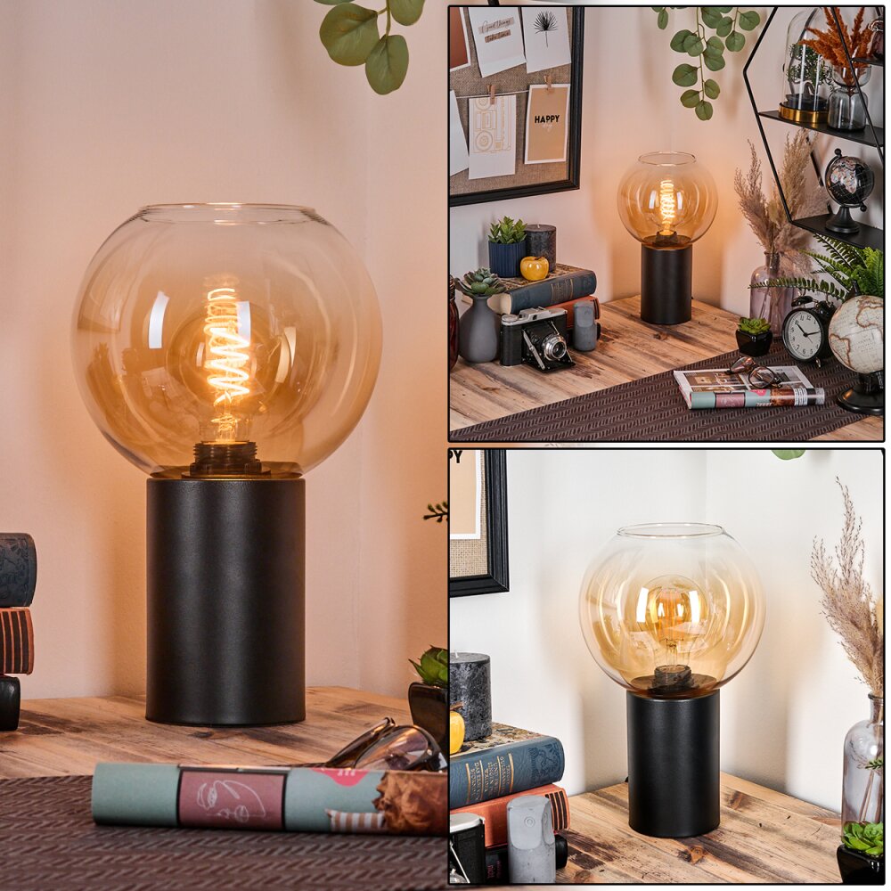 Koyoto kullampa, Skrivbordslampa, Bordslampa Amber, Klart, 1-ljuskällor main product photo