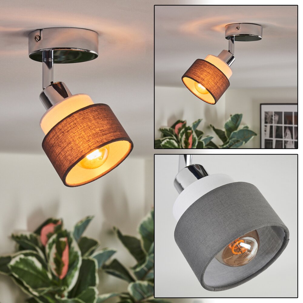 Ailer Taklampa, Takstrålkastare Krom, 1-ljuskällor main product photo