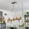 Gastor Pendellampa, kullampa, Pendelbelysning Amber, Klart, 10-ljuskällor