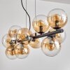 Gastor Pendellampa, kullampa, Pendelbelysning Amber, Klart, 10-ljuskällor