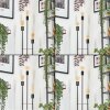 Limmingen Golvlampa Trä ljus, Svart, 3-ljuskällor
