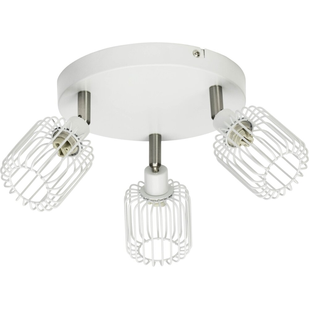Brilliant Flavian Taklampa, Takstrålkastare Vit, 3-ljuskällor main product photo