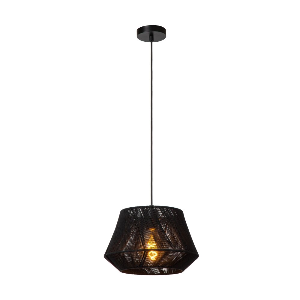 Lucide JESSICA Pendelbelysning Svart, 1-ljuskällor main product photo
