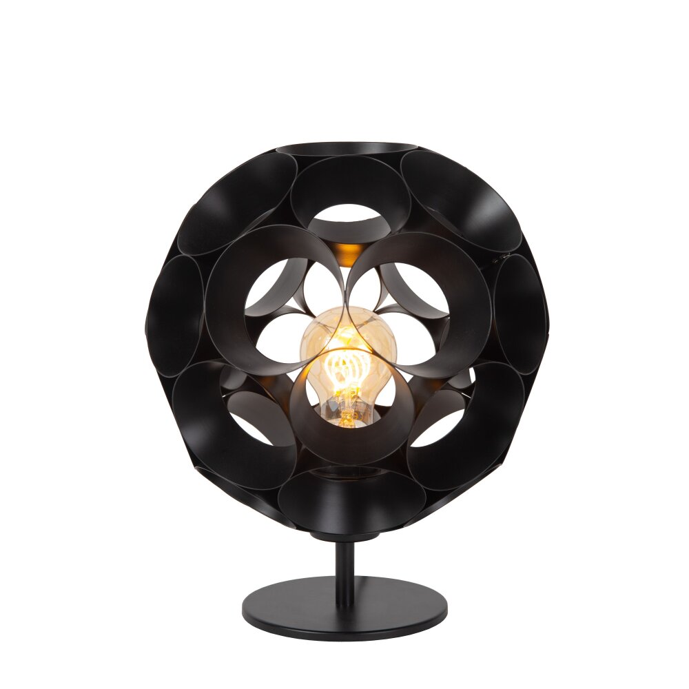 Lucide HANNELORE Bordslampa Svart, 1-ljuskällor main product photo