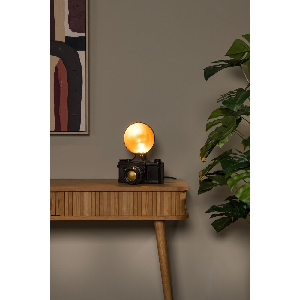 Lucide CAMERA Bordslampa Svart, 1-ljuskällor main product photo