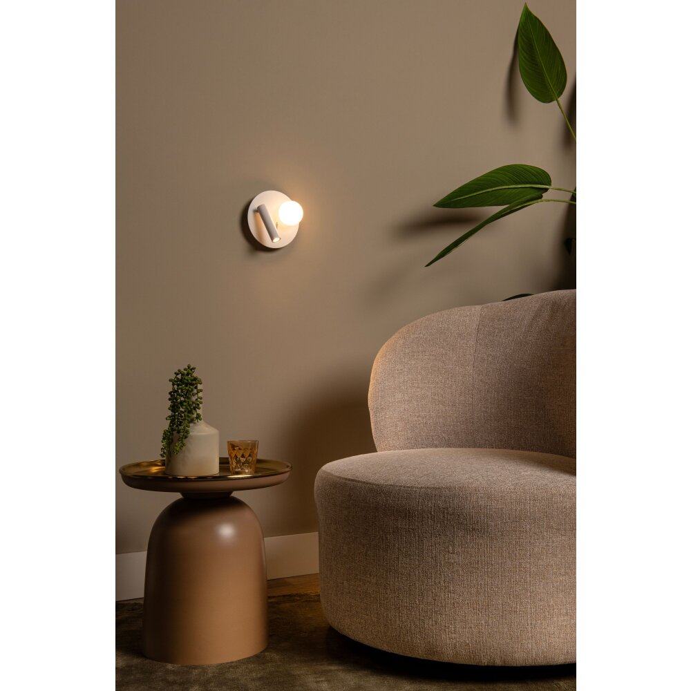 Lucide MATIZ Vägglampa LED Vit, 1-ljuskällor main product photo