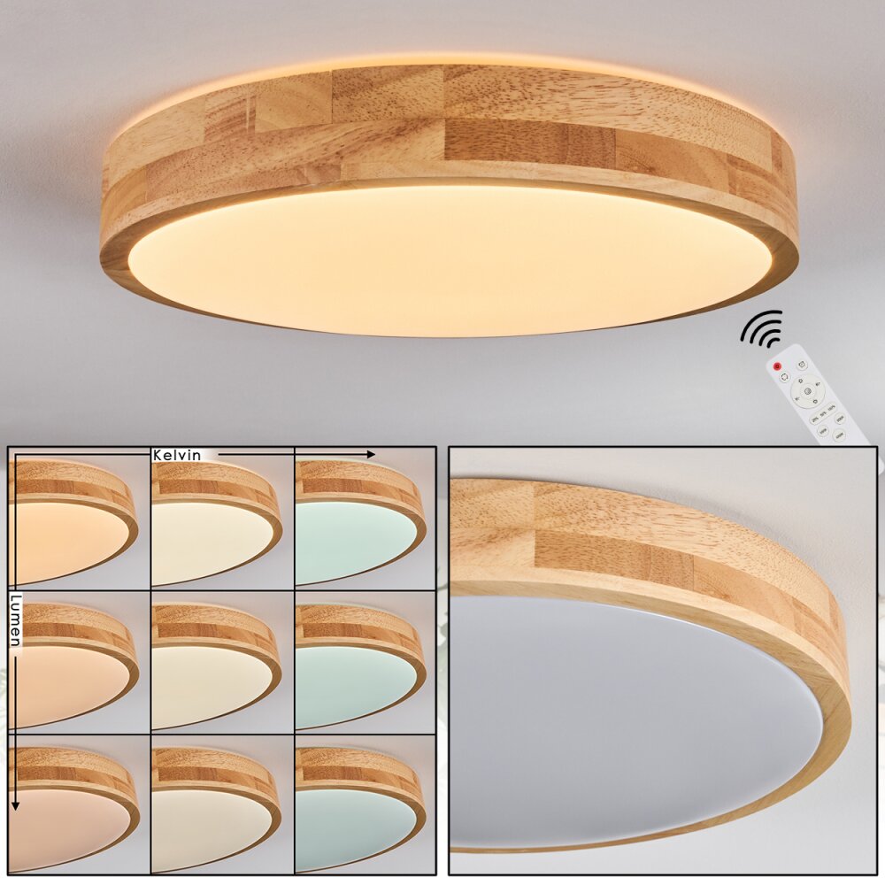 Sofo Taklampa LED Vit, 1-ljuskällor, Fjärrkontroll main product photo
