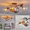 Gastor Taklampa, kullampa Amber, Klart, Rökfärger, 4-ljuskällor