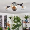 Gastor Taklampa, kullampa Amber, Klart, Rökfärger, 4-ljuskällor