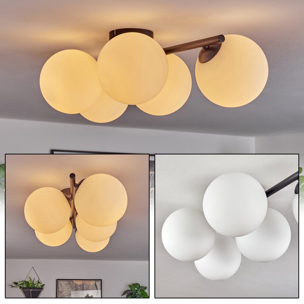Gastor Taklampa, kullampa Vit, 5-ljuskällor main product photo