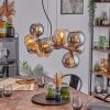 Gastor Pendellampa, kullampa, Pendelbelysning Amber, Krom, Rökfärger, 10-ljuskällor