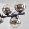 Gastor Pendellampa, kullampa, Pendelbelysning Krom, Klart, Rökfärger, 10-ljuskällor
