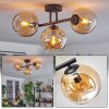 Koyoto Taklampa, kullampa Amber, 3-ljuskällor