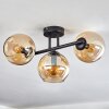 Koyoto Taklampa, kullampa Amber, 3-ljuskällor