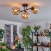Koyoto Taklampa, kullampa Amber, 3-ljuskällor