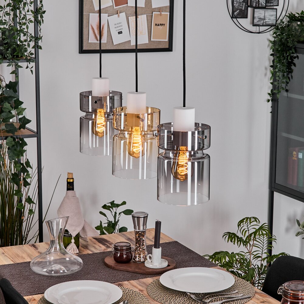 Hasvik Pendellampa, Pendelbelysning Vit, 3-ljuskällor main product photo