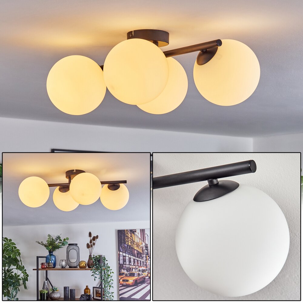 Gastor Taklampa, kullampa Vit, 4-ljuskällor main product photo