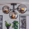 Koyoto Taklampa, kullampa Krom, Rökfärger, 3-ljuskällor