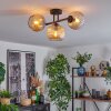 Koyoto Taklampa, kullampa Amber, 3-ljuskällor